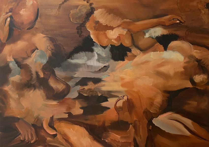 Debra Cartwright (b. 1988), Horizon, 2022. Oil on canvas.